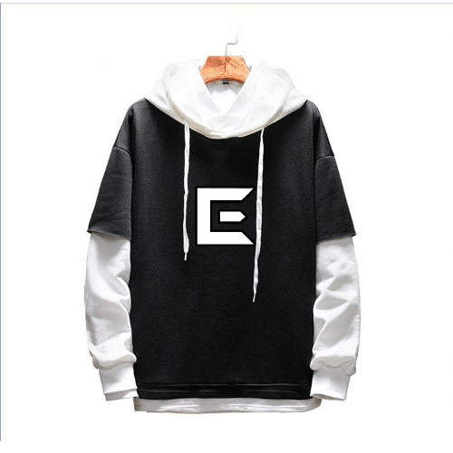 ELYTEWEAR Duo-Tone Faux Layered Hoodie