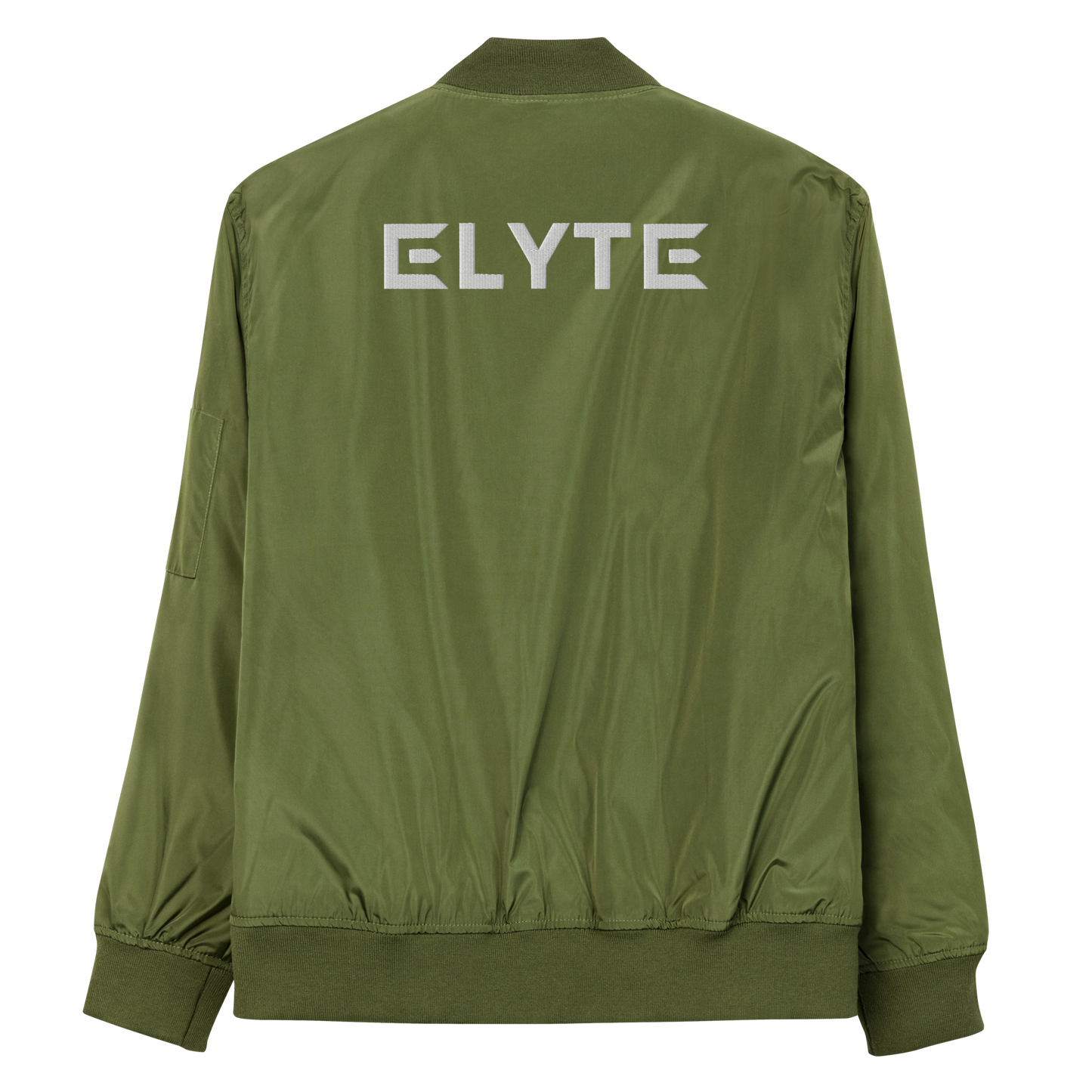 ELYTEWEAR Embroidered Elegance Bomber Jacket