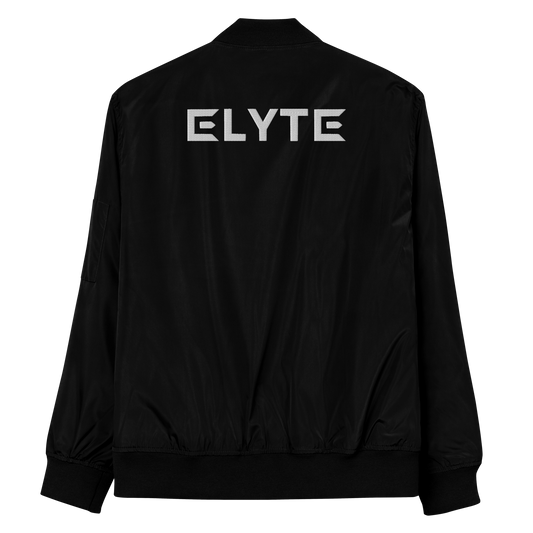 ELYTEWEAR Embroidered Elegance Bomber Jacket