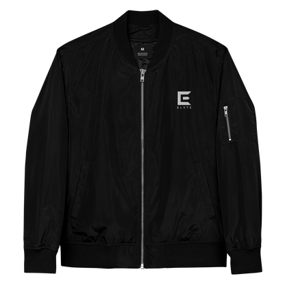 ELYTEWEAR Embroidered Elegance Bomber Jacket